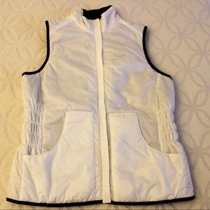 Nike Gold Puffed Reversible Vest Size L